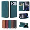 Adecuado para iPhone 17 Pro Textura Mate Succión Funda para Teléfono 17 Pro Max Flip Tarjetero 16E Funda Protectora