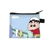 Nuevo Monedero de Dibujos Animados Crayon Shin-Chan para Estudiantes Hombres y Mujeres Bolsa de Almacenamiento de Poliéster Bolsa de Almacenamiento Personalizada de Moda Venta al por Mayor Caliente
