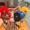 Lindo Conejo Rex Sintético de Piernas Largas Bolita de Carbón Nube Bolso Llavero Colgante Peluche Adorno para Coche Llavero