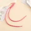 M Marca Mesmo Estilo Bolsa Colorida Pendurada Série Miu Cordão de Celular Moda Artesanal DIY Pingente de Corda Trançada Chaveiro de Nó de Diamante