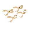 Hebilla Grande de Semilla de Melón Acero Inoxidable Colgante DIY Hebilla Cabeza Oro 18K Hebilla de Semilla de Melón en Vivo Cristal Jade Jade Hebilla de Joyería