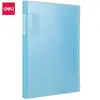 Envío Gratis Deli 72556 Carpeta de Documentos 40 Páginas Serie Tono Claro A4 Transparente Multicapa Carpeta de Almacenamiento con Inserciones