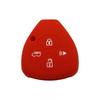 Funda de silicona para llave de control remoto de coche Toyota Corolla, cubierta protectora para carcasa de llave de coche Camry