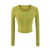 Chaqueta de Punto Otoño Temprano Estilo Nuevo Un Botón Protección Solar Ajustada Camiseta Estilo Americano Puro Deseo Sexy Cuello Redondo Manga Larga