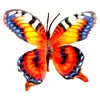 Cabeza de Flor de Mariposa de Goma Suave de Plástico, Decoración del Hogar con Flores Artificiales, Arreglo de Boda, Adornos al por Mayor, Decoración de Mesa para Exteriores
