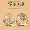 Cristal Fantasma Verde Brasileño Cuentas Sueltas Pulsera DIY Joyería Cuentas Sueltas Fantasma Verde Natural Tamaño Personalizado
