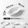 Platos creativos para snacks de forma irregular para bares y KTVs, Platos de postre comerciales para buffet, Vajilla de melamina