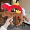 Diadema de Felpa con Cabeza de Caballo de Dibujos Animados Año Nuevo Diadema Año del Caballo 3D Regalo de Zoológico Diadema para Niños y Adultos Accesorio para el Cabello