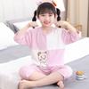 Pijamas Infantis, Conjuntos de Verão de Manga Média, Roupas de Bebê para Ar Condicionado, Roupas de Casa Infantis Médias e Grandes, Roupas de Modal, Meninos e Meninas