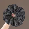 Nuevo Estilo Chino Anillo para el Cabello de Intestino Grueso Floral Combinable para Mujer Estilo Elegante Perezoso Cuerda para el Cabello de Tela Sobredimensionada Cuerda para el Cabello