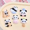 Lindo Panda Tienda de Conveniencia Dibujos Animados Accesorios Pegamento Crema Hebilla para Zapatos con Agujeros Material Resina Accesorios DIY Joyería Horquilla para el Cabello