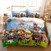 Ropa de cama con estampado digital 3D del equipo Wang Wang transfronterizo, fundas de edredón, juegos de cama de tres piezas lindos, fabricantes de AliExpress