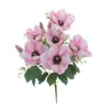 Enfeites para Decoração de Casa, Flores de Magnólia Simuladas, Mesa de Jantar, Mesa de Centro, Decoração Pastoral, Buquês Artificiais, Flores Pequenas para Casamento