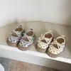 Zapatos de Princesa para Niñas de Primavera y Otoño con Lazo, Estilo Coreano Dulce de Punta Cerrada Suela Suave Antideslizantes Transpirables Zapatos Pequeños de Piel con Lunares