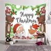 Tapeçaria Decoração de Festa de Natal Pendurada Pano Papai Noel Alce Pano de Fundo Pano Pendurado de Parede de Cabeceira Tapeçaria