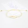 Suministro de fábrica Amazon pulsera de conchas de playa de estilo europeo y americano de venta caliente comercio exterior pulsera de moda tejida hecha a mano popular