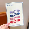 Pinzas para el pelo de colores dopamina estilo coreano para niñas, lindos y versátiles accesorios pequeños para el cabello que no dañan el cabello, adecuados para flequillos laterales de bebé