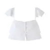 Ins transfronterizo estilo europeo y americano 2026 nueva moda elegante ropa de mujer al por mayor top de tirantes falda de línea A de retazos de longitud media