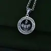 Joias em Prata de Lei S925 Personalizadas Retrô Pingente de Medalha Coroa Seiko para Homens e Mulheres Acessórios Móveis Atacado