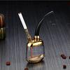 Pipa de Agua Creativa Nueva de Alta Gama Transparente Removible y Lavable Filtro Boquilla para Cigarrillo Juego Portátil para Fumar Hengda 801