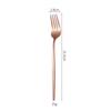 Vajilla de Acero Inoxidable Portuguesa Transfronteriza de Amazon Dorada Cuchillo para Bistec y Tenedor Cuchara Cuchara de Postre Tenedor Cuchara de Café Juego de 7 piezas