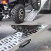 Plataforma de rampa motocicleta silla de ruedas vehículo eléctrico escalones de abordaje remolque transporte artefacto de carga rampa plegable sin barreras