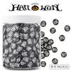 Arcilla suave cerámica de colores corte fino Halloween fondo negro calavera kg arte de uñas hecho a mano material epoxi relleno venta al por mayor