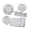 Molde de silicona para cenicero de yeso con resina de Yu Meiren, molinillo de cigarrillos, bandeja de almacenamiento para cigarrillos