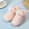 Zapatos de algodón para bebé para otoño e invierno, para niños y niñas de 0 a 12 meses, con forro polar adicional para abrigar, suelas suaves antideslizantes y cierre seguro para evitar resbalones