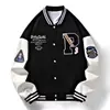 Chaqueta de Béisbol Estilo Americano Vintage Nueva 2026 para Hombre, Chaqueta Casual Holgada de Marca de Moda de Hong Kong para Otoño/Invierno, Ropa para Hombre al por Mayor