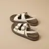 Sandálias Leves Zhr Estilo Birkenstock 2026 Novas Versáteis Macias com Solado Antiderrapante Chinelos Casuais de Solado Grosso para Praia para Mulheres