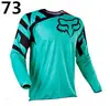 Nuevo Traje de Descenso Cabeza de Zorro Fox Traje de Ciclismo de Montaña Parte Superior para Hombre de Manga Larga Traje de Carreras Todoterreno de Secado Rápido