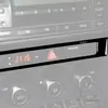 Adecuado para 17-19 Subaru BRZ Toyota 86 marco del interruptor de luz de advertencia negro piano negro brillante modificación del interior del coche