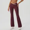 Conjunto de Yoga de Bloques de Color Transfronterizo con Cuello en V, Pantalones Acampanados de Yoga de Cintura Alta, Ropa Deportiva de Fitness, Pantalones Largos Casuales Moldeadores