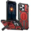 Capa de celular magnética à prova de três elementos Apple 17 Pro Max aplicável em todo o mundo iPhone 16 capa protetora anti-queda com airbag
