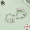 Pendientes de Zirconia Aifula Versátiles de Tulipa Francesa Plata de Ley S925 Joyería para Mujer Venta al por Mayor Pendientes de Estilo Fresco