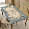 Mantel de Mesa de Propósito Especial de Estilo Europeo para Mesa de Comedor con Forma Especial de Alta Calidad Impermeable y a Prueba de Aceite Mantel de Mesa No Lavable Rectangular para Mesa de Centro