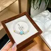 Pulsera de Cristal Fantasma Blanco Natural con Cuentas Facetadas Ágata Pulsera de Ágata de un Solo Círculo