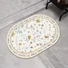 Alfombra de Barro Diatómico para Piso Alfombrilla de Baño Absorbente para Pies Felpudo de Entrada Patrón Personalizable Lavable