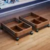 Soporte para Host de Computadora Estante de Almacenamiento para Gabinete Debajo del Escritorio Estante Elevador Móvil para el Hogar Estante de Almacenamiento de Múltiples Niveles de Piso para Oficina
