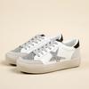Zapatillas Ligeras Cruzadas de Otoño 2026 con Suelas Suaves Antideslizantes para Mujer, Zapatos Casuales de Suela Gruesa, Zapatos Blancos de Moda con Estampado de Estrellas