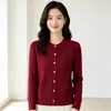 Cárdigan de Cachemira Puro para Otoño/Invierno, Nuevo, Cuello Redondo, Tejido de Cable, Suéter Exterior para Mujer, Blanco, Talla Única