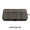 Caja de cebo Luya de plástico pequeña de cinco compartimentos caja transparente para aparejos de pesca caja de accesorios caja de herramientas caja de juego al por mayor