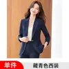 Atacado transfronteiriço de trajes profissionais novos na cor caramelo para outono e inverno: Conjunto de duas peças: blazer de manga comprida e calça feminina