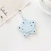 Ins estrellas lindas multicolor 1.0 pulgada portatarjetas acrílico para fotos de fans, fotos de identificación, almacenamiento DIY colgante pequeño