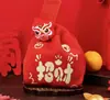 Bolsas de Navidad, Sobres Rojos, Bolsas Festivas para Envolver Regalos, Bolsas Tejidas de Mano, Bolsas de Regalo para Dama de Honor, Bolsas de Mano para Mujer