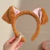 Novas tiaras infantis estilo coreano 2026, tiaras de desenho animado versáteis, acessórios de cabelo fofos e doces, tiaras de pelúcia para meninas