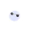 32mm Metal Bottom Tinplate Badge Consumíveis Máquina de Emblemas Ferro Bottom Scrub Material Emblema DIY em Branco Consumíveis