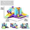 Castelo Inflável Infantil Casa Escorregador Inflável Trampolim Pequeno Parque de Diversões Lazer e Entretenimento Interno e Externo Castelo Infantil