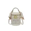 2026 Nuevo Estilo Bolso Artístico Estilo Chino de un Solo Hombro, Bolso Redondo Pequeño con Cremallera, Bolso de Mujer, Estilo Vintage Creativo, Bolso de Mujer de Gran Capacidad